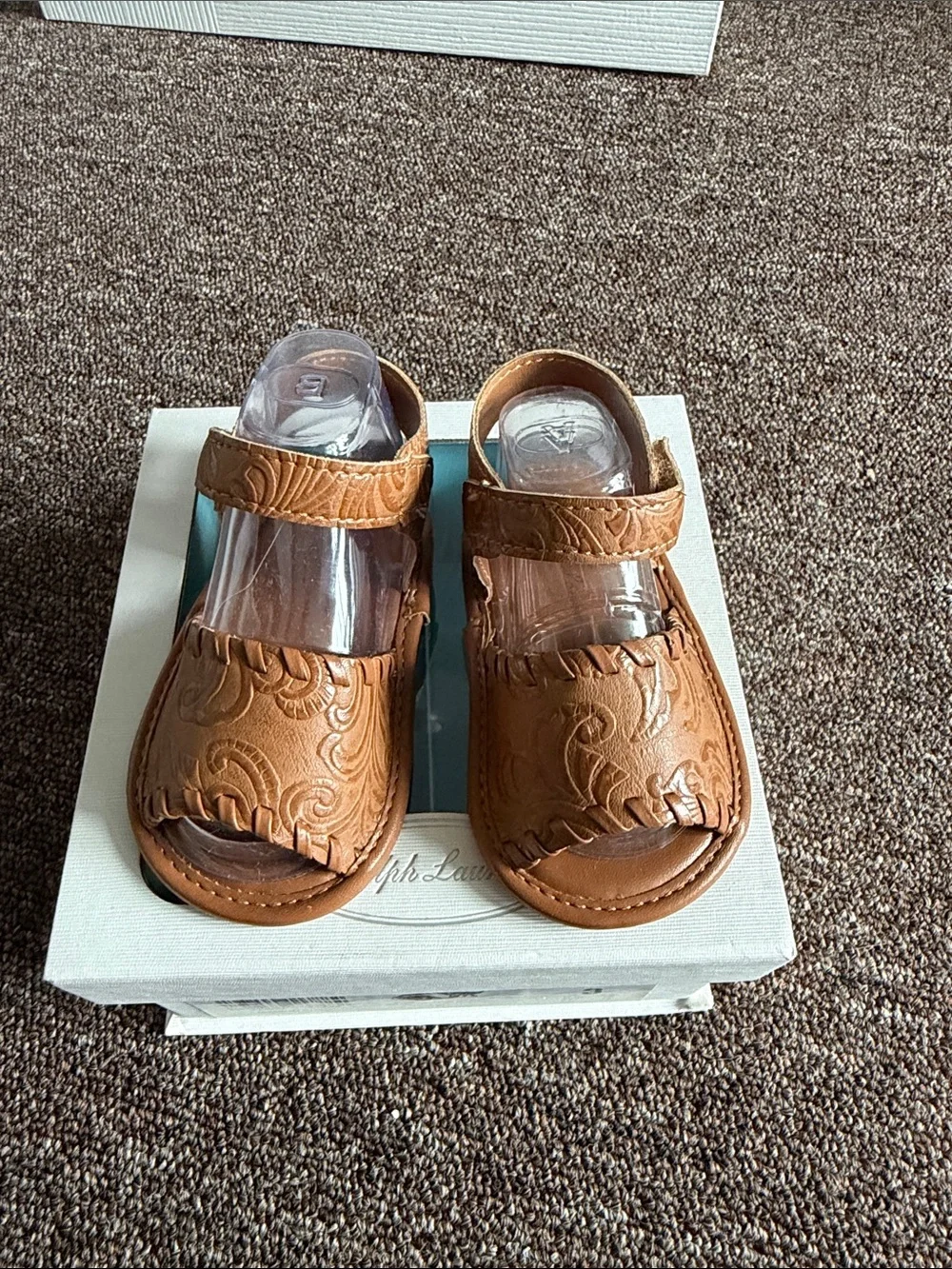 Ralph Lauren whip stitch sandal baby size 3